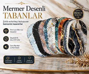 Baskılı Mermer Desenli Rattan Tabanlar 