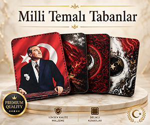 Baskılı Milli Temalı Rattan Tabanlar