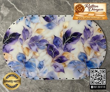 Tam Baskılı Oval Rattan Taban - Model 39