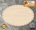 Elips Kağıt Çubuk Tabanı - 35x45 cm