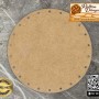 Ham Daire Kağıt Çubuk Tabanı - 30 cm
