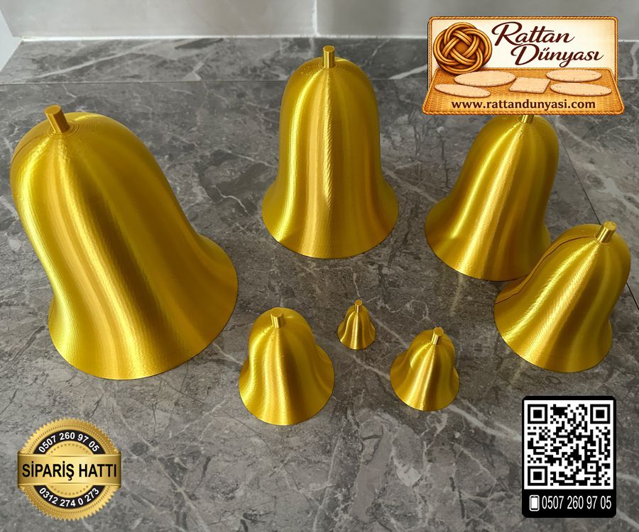 Çan Kalıbı - Set ( Altın )