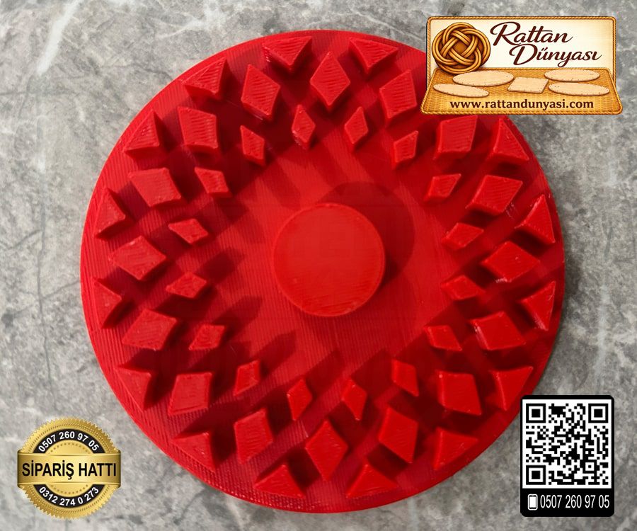 Rattan Kalıbı 9 cm - Model-10