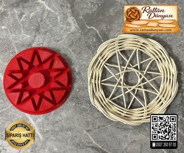 Rattan Kalıbı 11 cm - Model-2