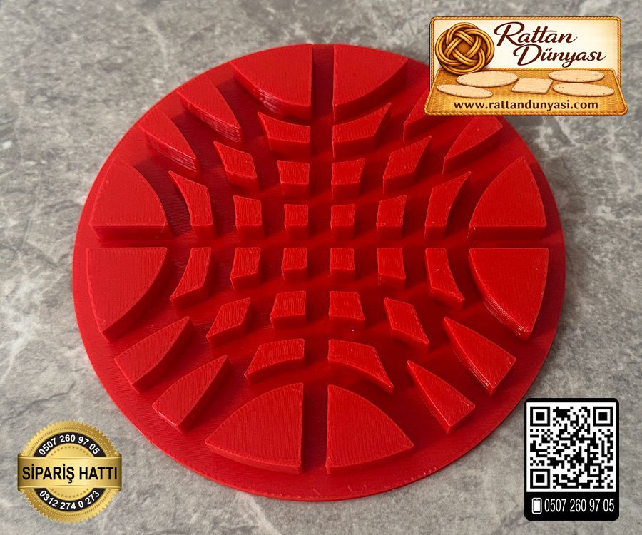 Rattan Kalıbı 13 cm - Model-20