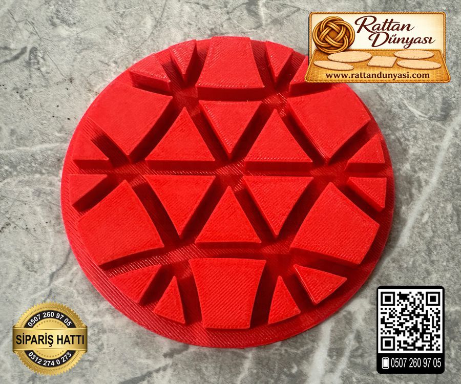 Rattan Kalıbı 11 cm - Model-3