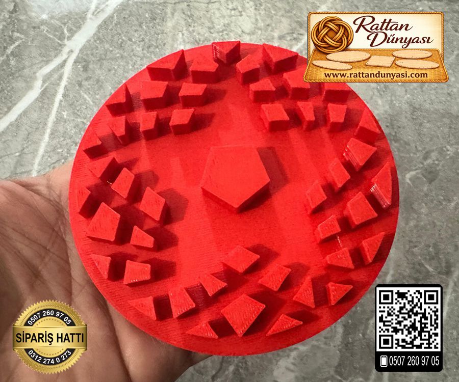 Rattan Kalıbı 9 cm - Model-4