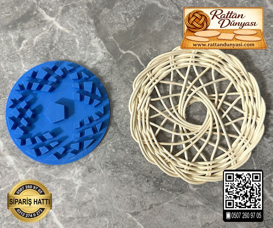 Rattan Kalıbı 9 cm - Model-4