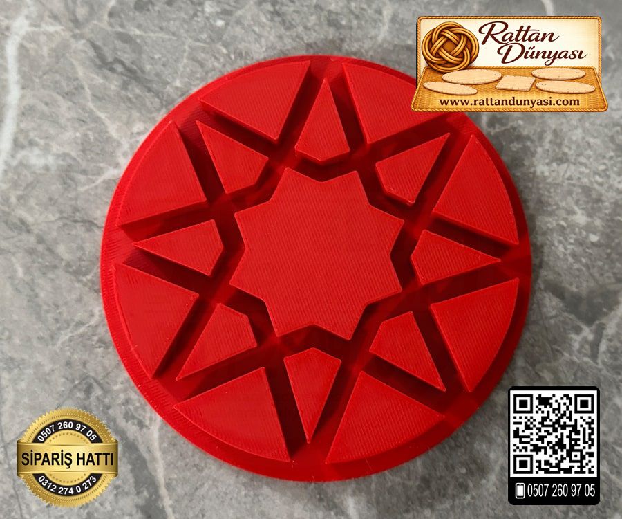 Rattan Kalıbı 13 cm - Model-5