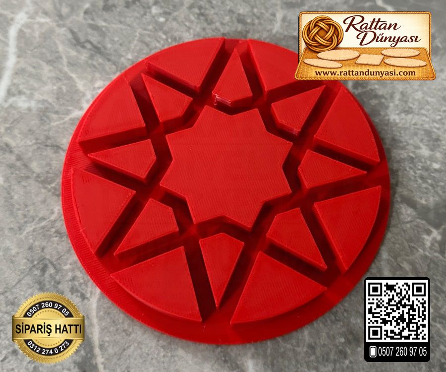 Rattan Kalıbı 9 cm - Model-5