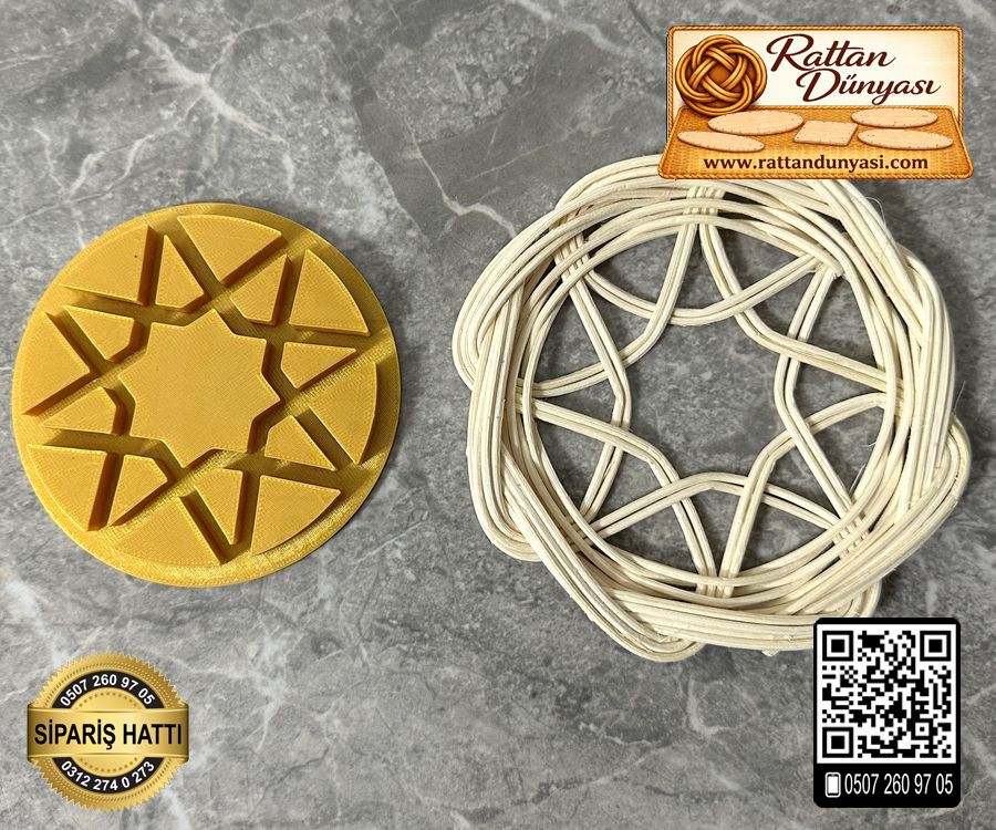 Rattan Kalıbı 13 cm - Model-5