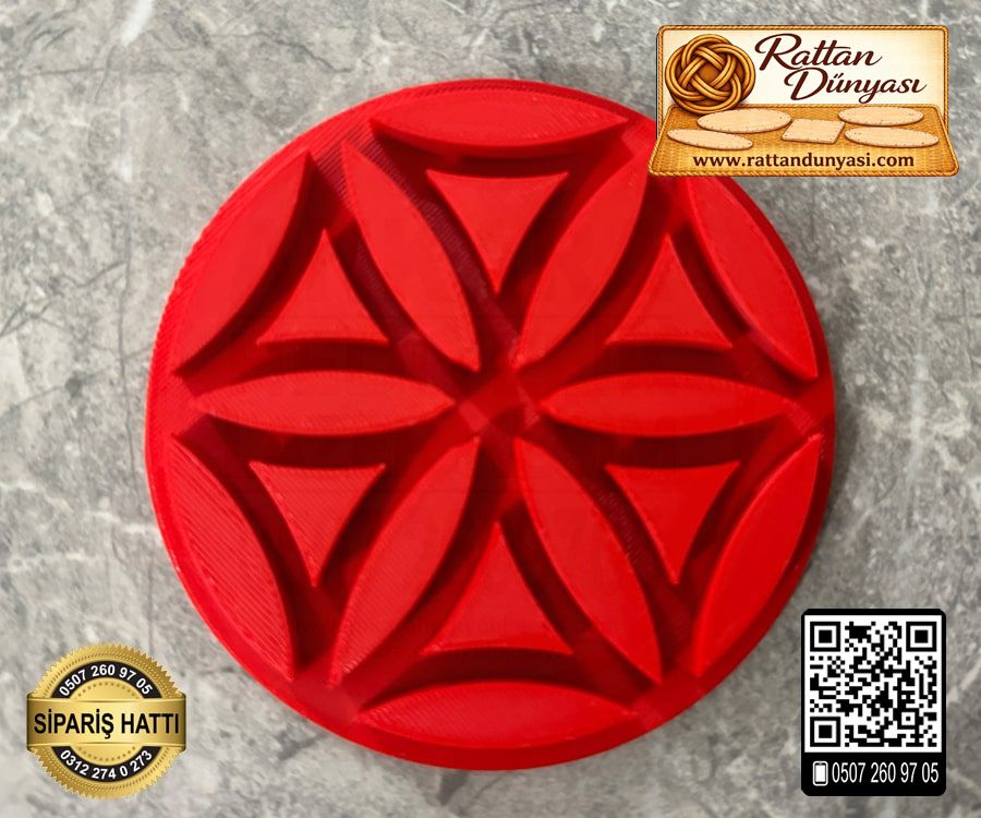 Rattan Kalıbı 9 cm - Model-9