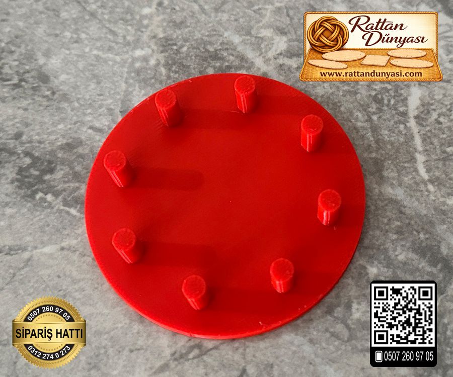 Yıldız Göbek Başlangıç Kalıbı - 3 mm çubuk uyumlu