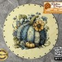 Baskılı Daire Rattan Taban - Model-51