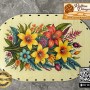 Baskılı Oval Rattan Taban - Model-31