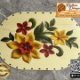 Baskılı Oval Rattan Taban - Model-32