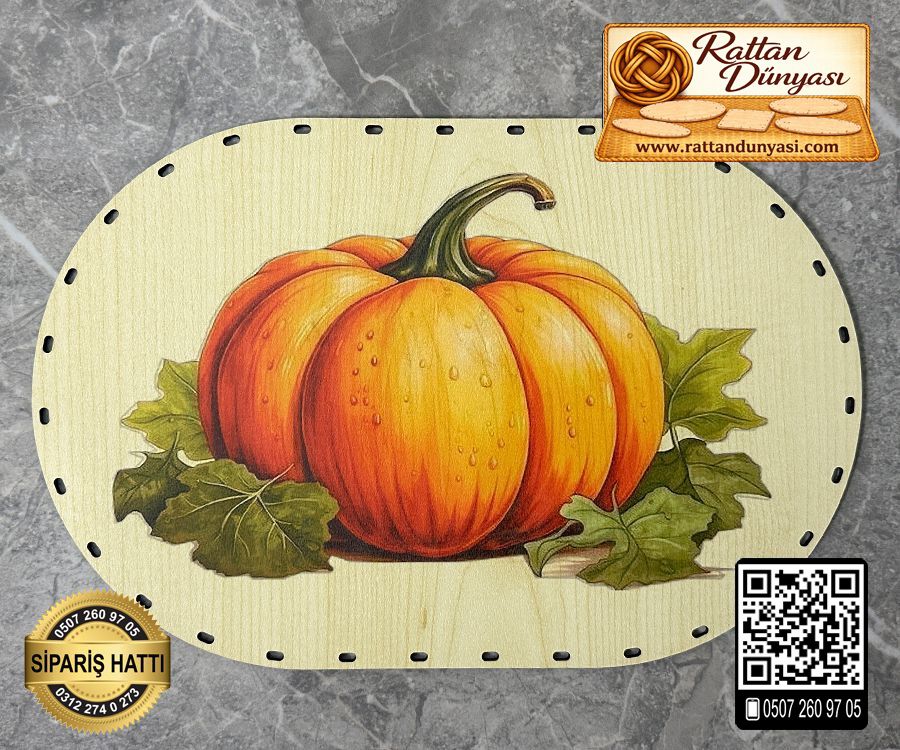Baskılı Oval Rattan Taban - Model-47 Baskılı Oval Rattan Taban - Model-47
