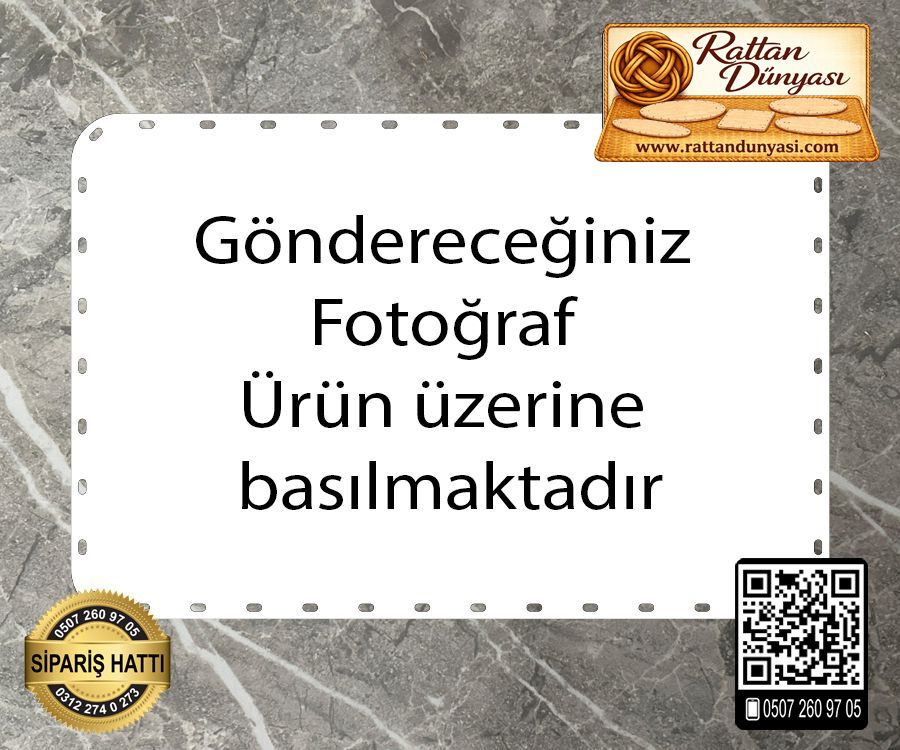 Size Özel Baskılı Dikdörtgen Taban Size Özel Baskılı Dikdörtgen Taban