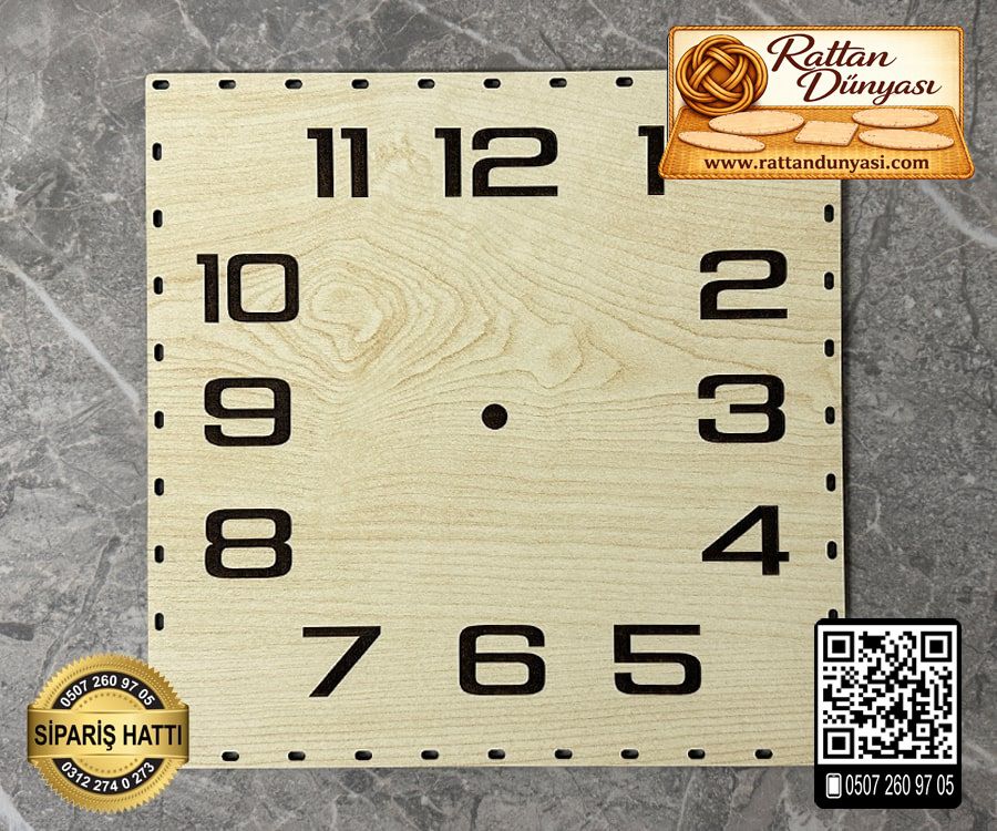 Rattan Saat Tabanı 20 Model - 20cm Rattan Saat Tabanı 20 Model - 20cm