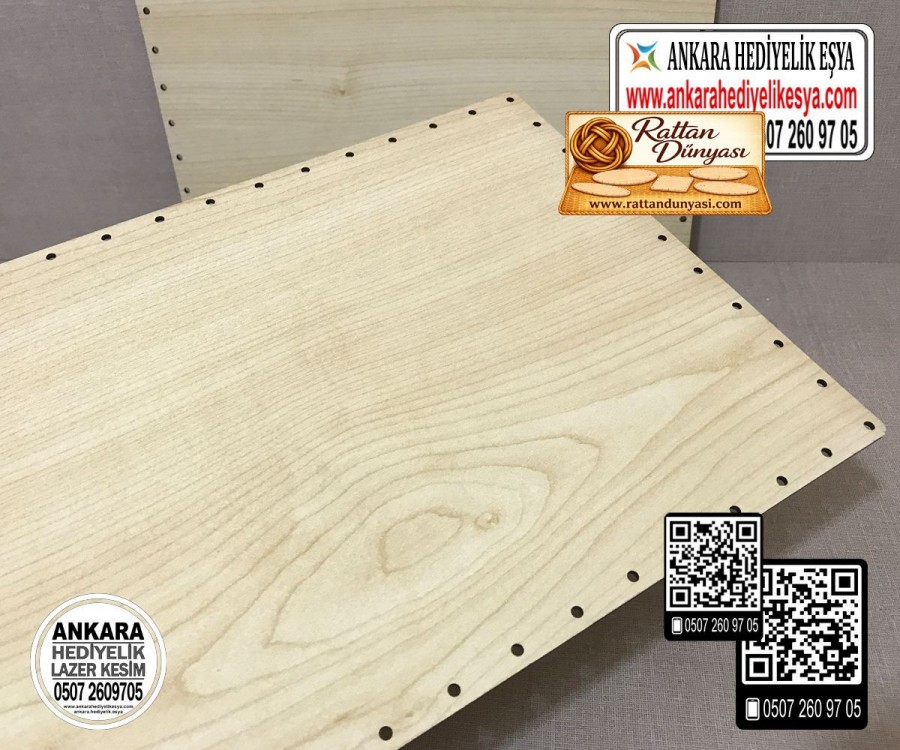 Rattan Akçaağaç Dikdörtgen Taban - 20x10 cm Rattan Akçaağaç Dikdörtgen Taban - 20x10 cm