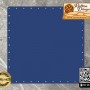 Rattan Lacivert Renk Kare Taban - 20 cm