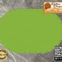 Rattan Yeşil Renk Oval Taban - 30x20 cm