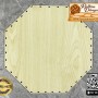 Köşeli Akçaağaç Rattan Taban - 20 cm