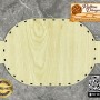 Kulplu Akçaağaç Rattan Taban - 20x13 cm