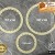 Çember Rattan Kapı Süsü (İçten Delikli) - 3 lü set