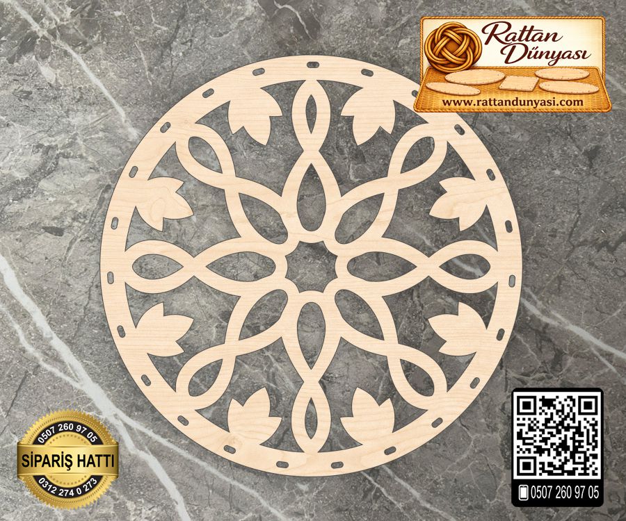 Dekoratif Rattan Taban - 101 Model