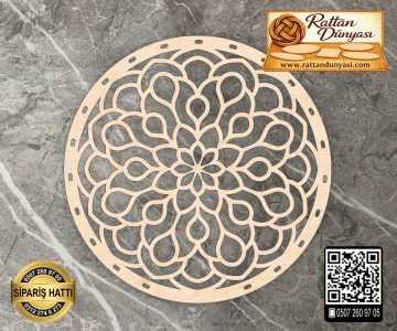 Dekoratif Rattan Taban - 12 Model