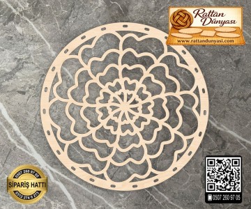 Dekoratif Rattan Taban - 15 Model