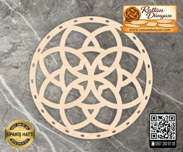 Dekoratif Rattan Taban - 34 Model