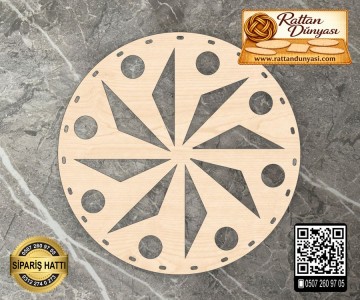 Dekoratif Rattan Taban - 56 Model