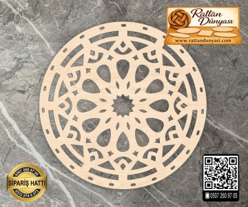 Dekoratif Rattan Taban - 68 Model