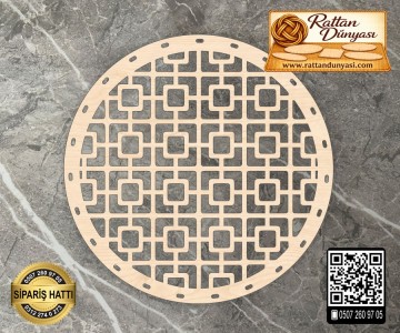 Dekoratif Rattan Taban - 90 Model