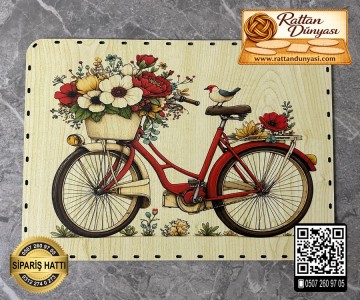 Baskılı Dikdörtgen Rattan Taban - Model-10 Baskılı Dikdörtgen Rattan Taban - Model-10
