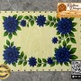 Baskılı Dikdörtgen Rattan Taban - Model-19