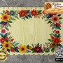 Baskılı Dikdörtgen Rattan Taban - Model-26