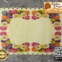 Baskılı Dikdörtgen Rattan Taban - Model-34