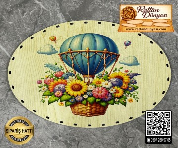 Baskılı Elips Rattan Taban - Model-13 Baskılı Elips Rattan Taban - Model-13