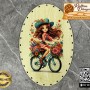 Baskılı Elips Rattan Taban - Model-18