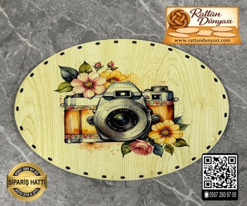 Baskılı Elips Rattan Taban - Model-2 Baskılı Elips Rattan Taban - Model-2