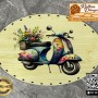 Baskılı Elips Rattan Taban - Model-35