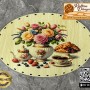 Baskılı Elips Rattan Taban - Model-45