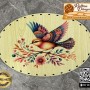 Baskılı Elips Rattan Taban - Model-48