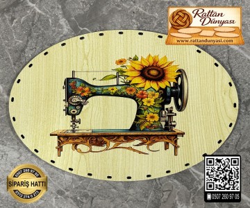 Baskılı Elips Rattan Taban - Model-49 Baskılı Elips Rattan Taban - Model-49
