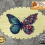 Baskılı Elips Rattan Taban - Model-50