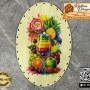 Baskılı Elips Rattan Taban - Model-51
