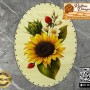 Baskılı Elips Rattan Taban - Model-75